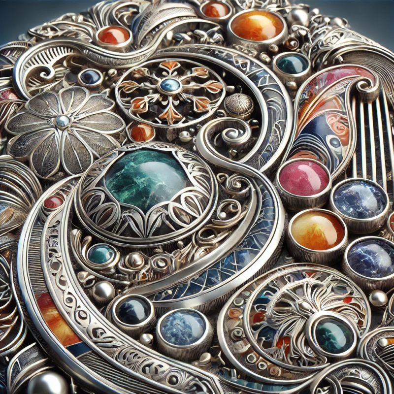 Inlay Silver Jewellery